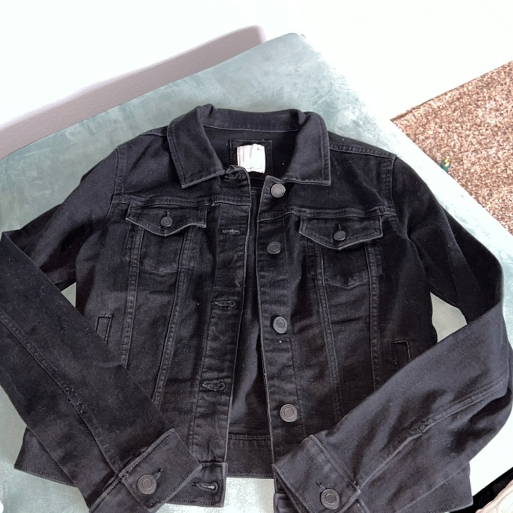 Black Jean Jacket